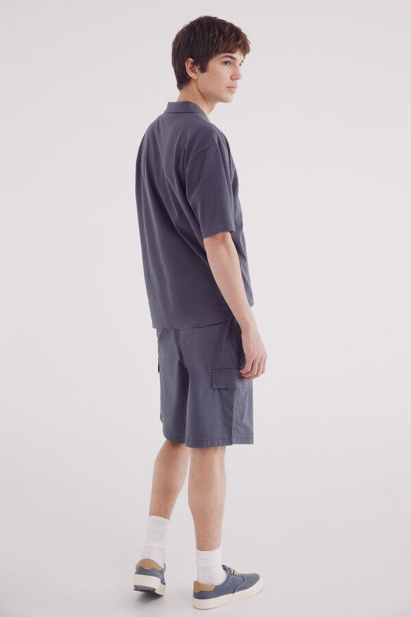 Springfield Bermuda cargo comfort fit azul indigo