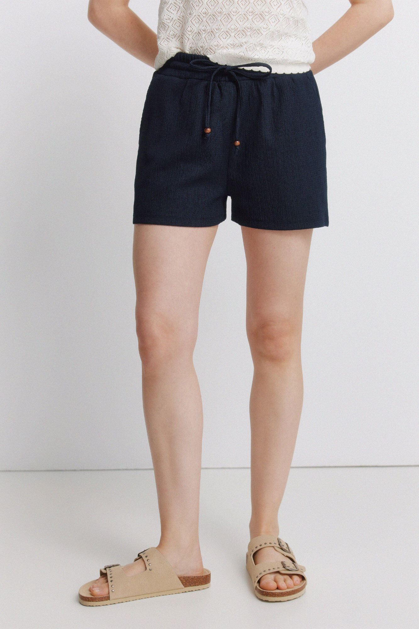 Springfield Short liso con el&aacute;stico