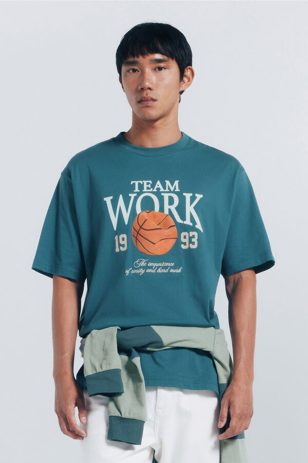 Springfield Camiseta team work azul