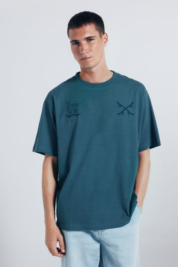 Springfield Camiseta enjoy azul