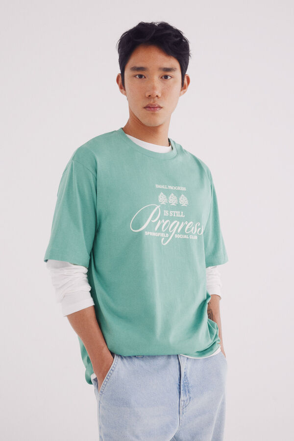 Springfield Playera logo progress verde