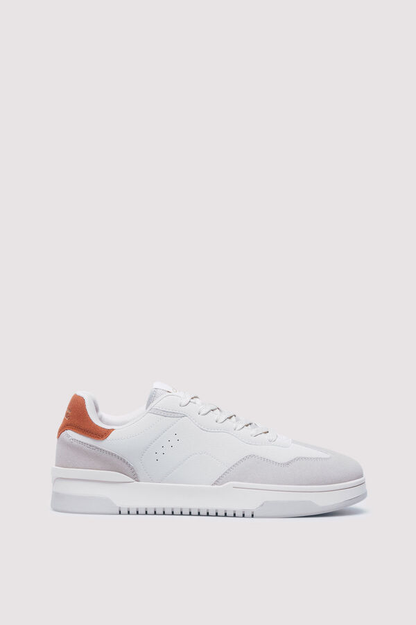 Springfield Sneaker retro con volumen blanco