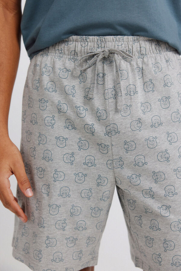 Springfield Pijama corta Sherk turquesa