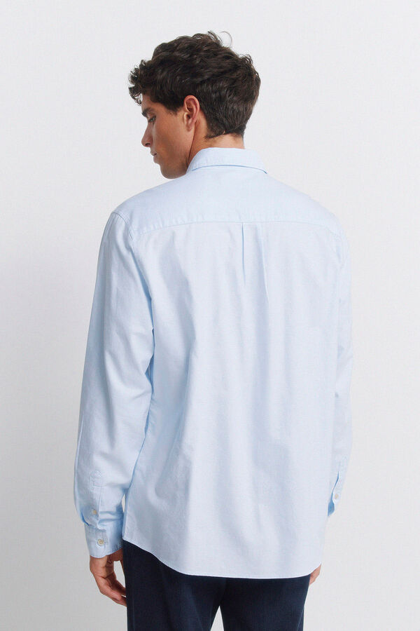Springfield Camisa oxford ligero azul indigo