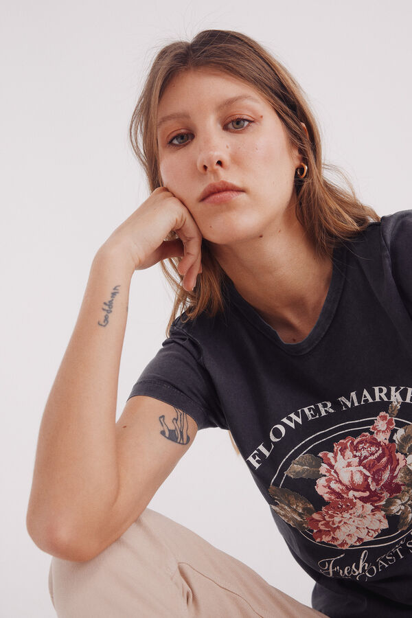 Springfield Playera "Heartbreaker" gris