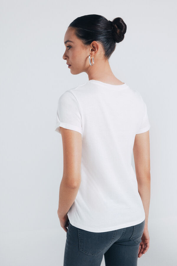 Springfield Playera "Rock" estampado