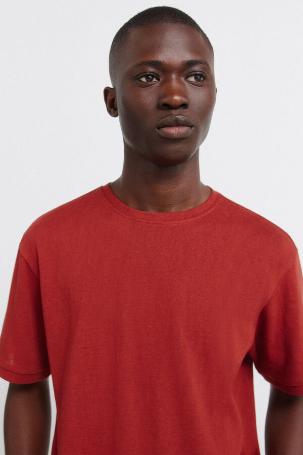 Springfield Playera r&uacute;stica rojo