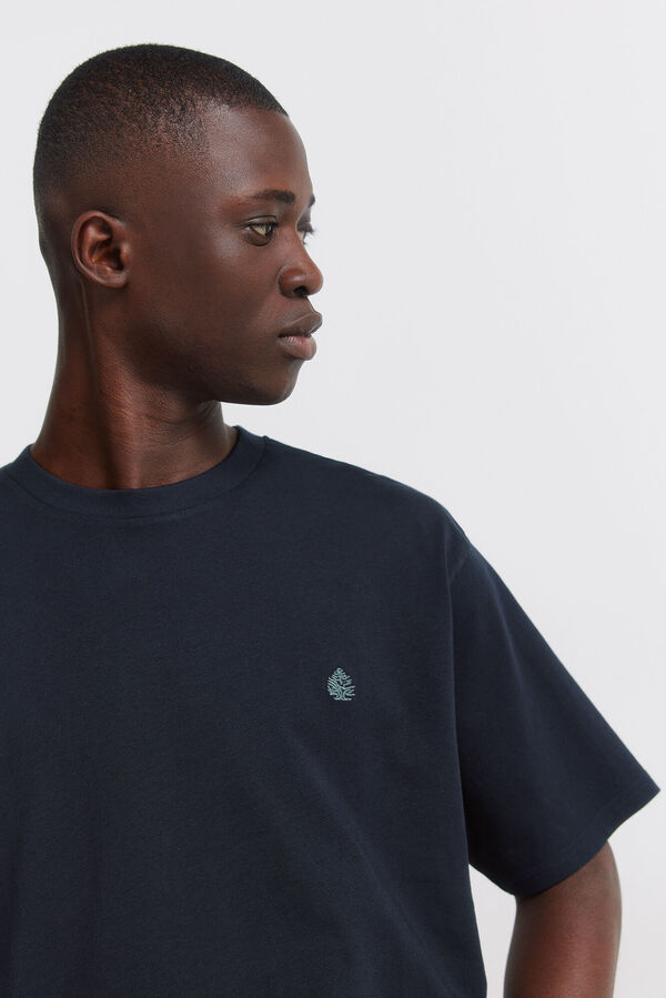 Springfield Camiseta b&aacute;sica logo Springfield azul