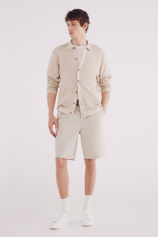 Springfield C&aacute;rdigan estructura color beige