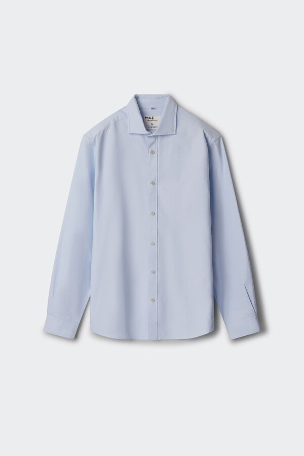 Springfield Camisa oxford ligero azul indigo