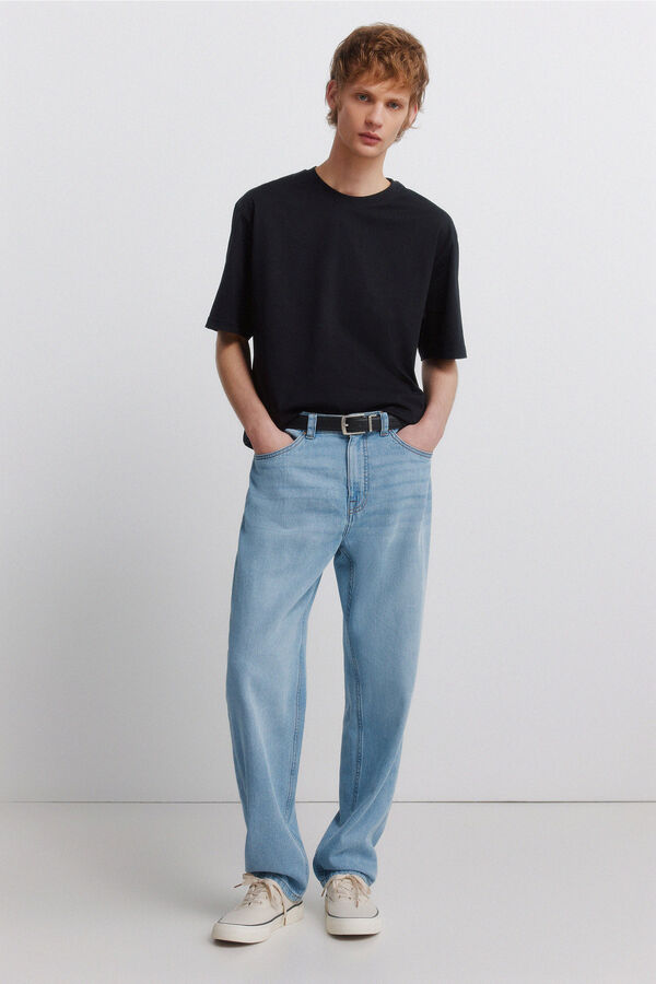 Springfield Playera b&aacute;sica negro