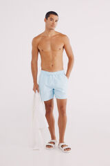 Springfield Bañador estampado turquesa