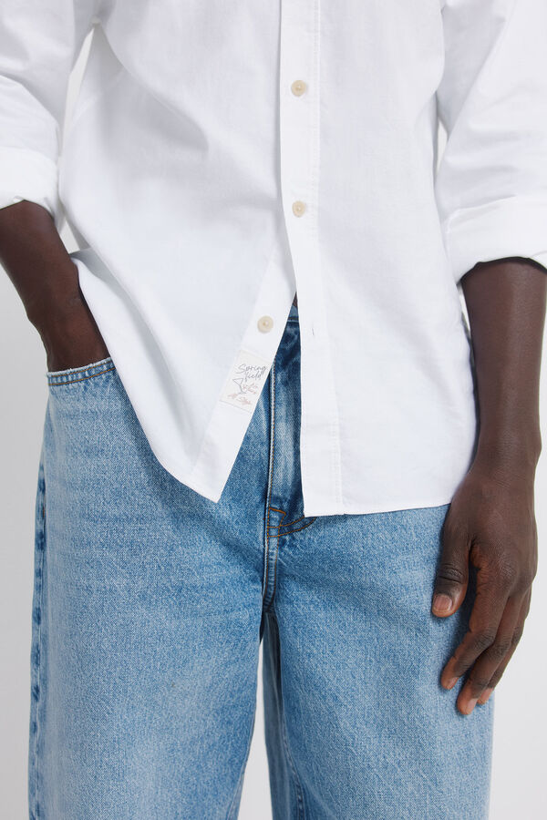 Springfield Camisa oxford ligero natural