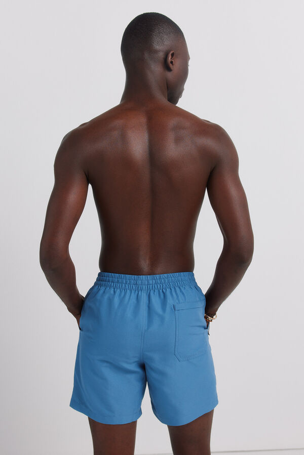 Springfield Traje de ba&ntilde;o liso azul