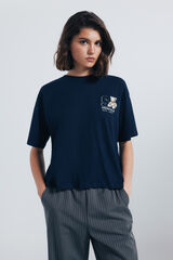 Springfield Playera gráfica marino