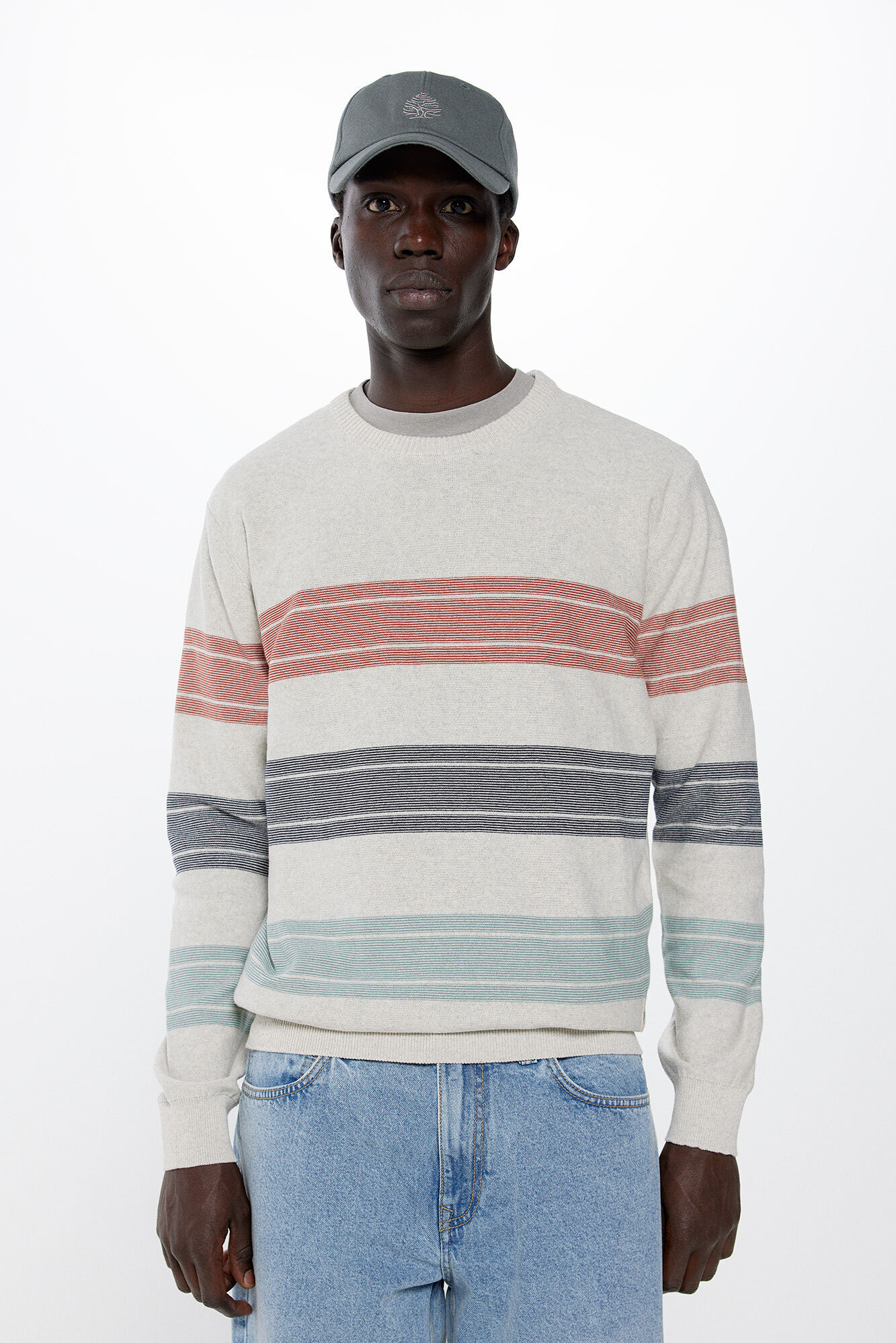 Sueter rayas hombre shop