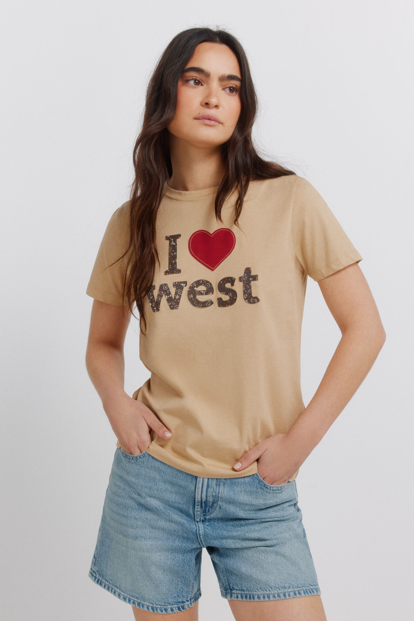 Springfield Playera de algod&oacute;n con estampado