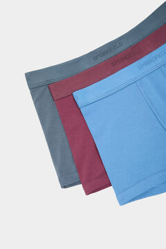 Springfield Pack 3 boxers básicos púrpura