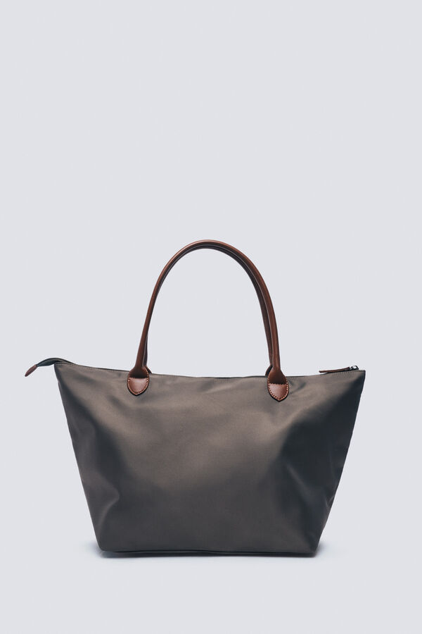 Springfield Bolsa shopper de nailon kaki