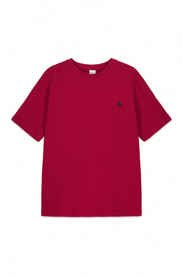 Springfield Camiseta b&aacute;sica logo Springfield rojo