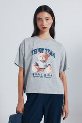 Springfield Playera "Teddy team" gris