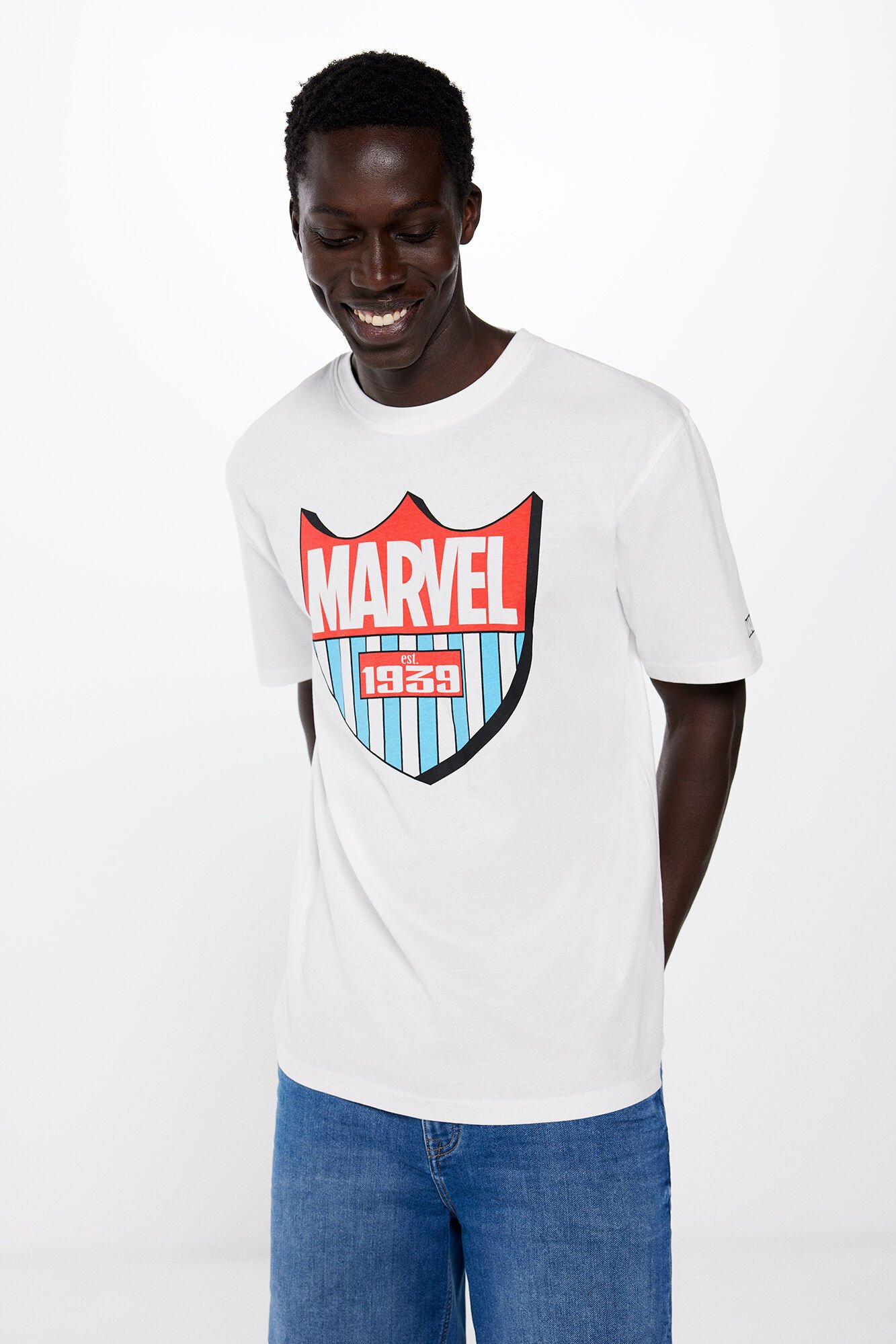 Marvel camisetas hombre clearance