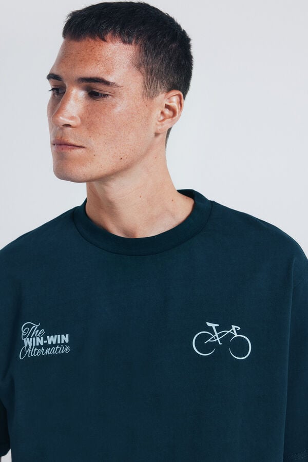 Springfield Camiseta win win azul