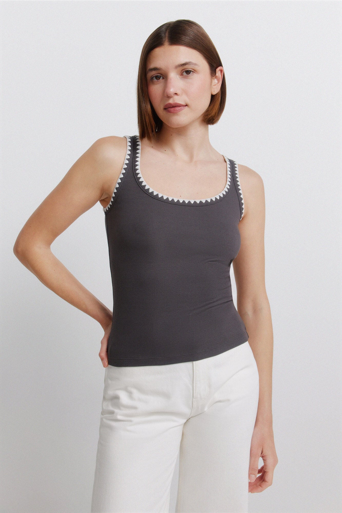 Springfield Playera nadadora bordada