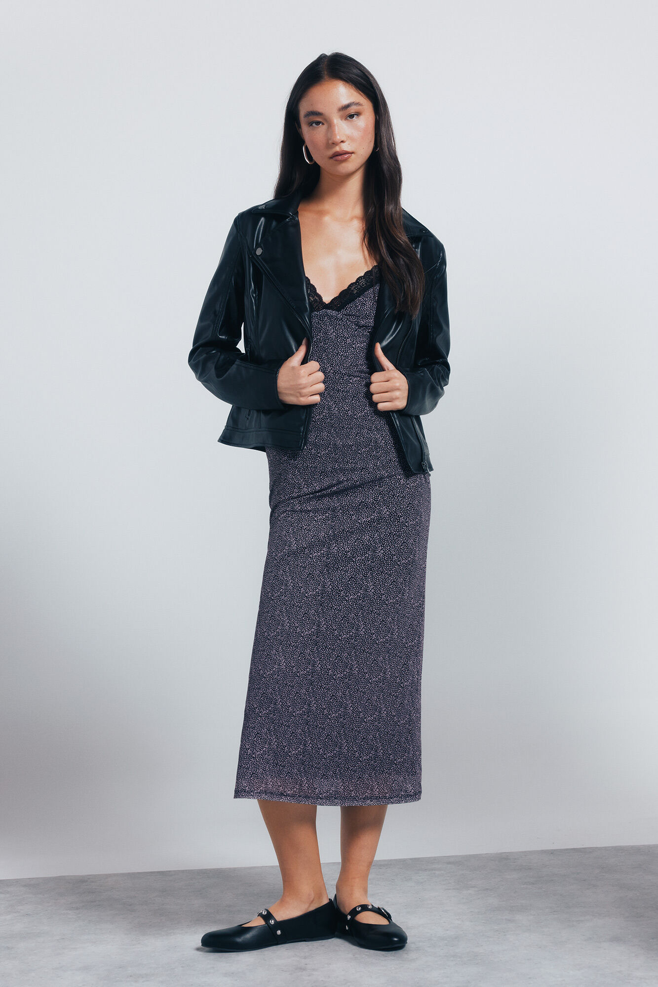 Springfield Vestido midi lencero