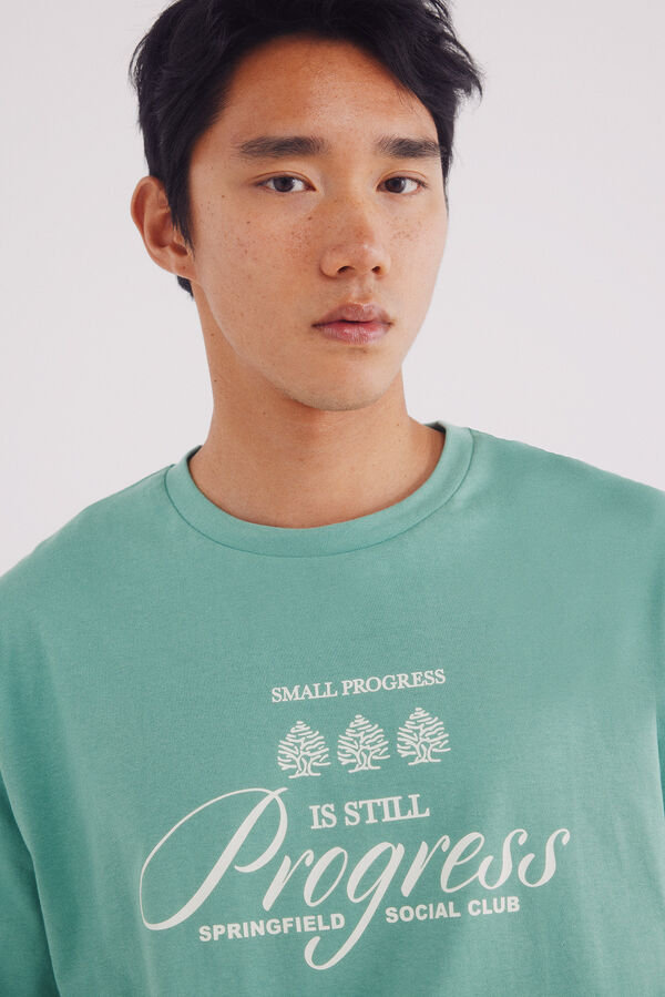 Springfield Playera logo progress verde