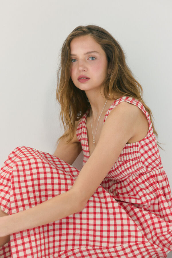High Spirits Vestido Clover rojo