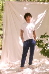 Springfield Playera estampado multicolor "Roots Studio" marfil