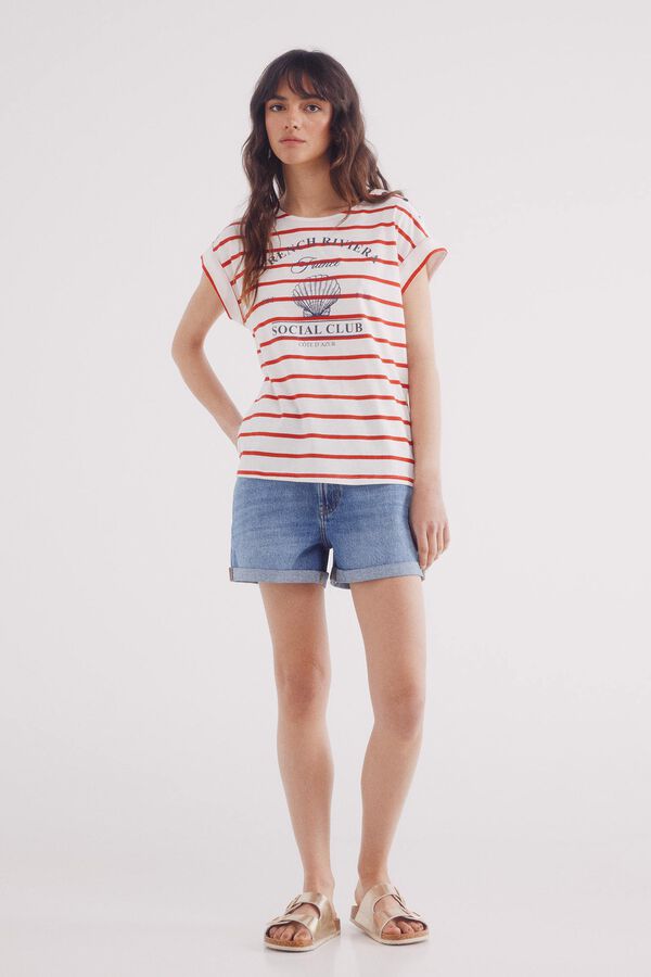 Springfield Playera "Lobster club" estampado