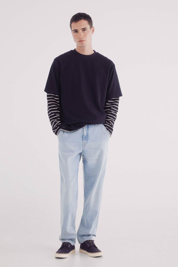Springfield Playera textura marino