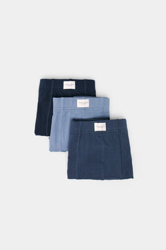 Springfield Pack 3 bóxers básicos azul indigo
