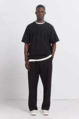 Springfield Pantal&oacute;n jogger recto negro