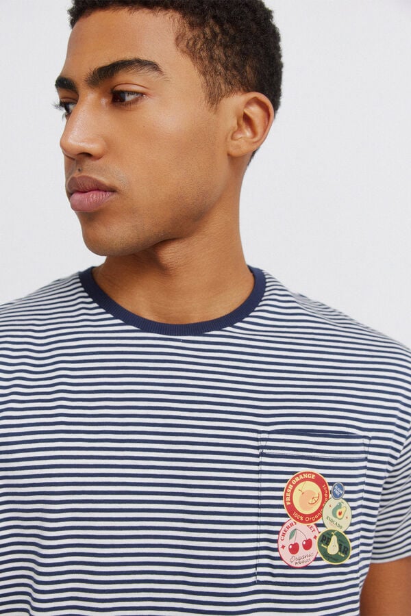 Springfield Pijama corta Garfield azulado