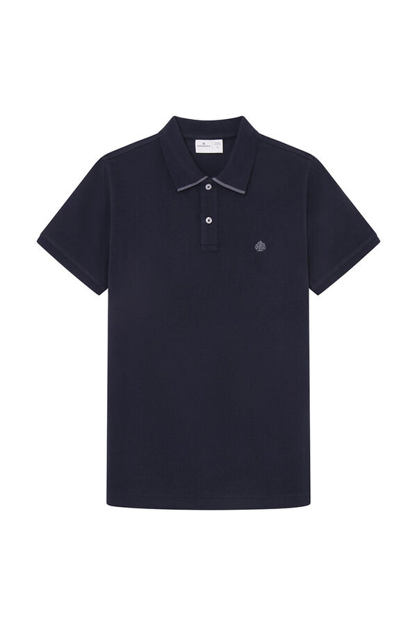 Springfield Polo slim contrastes navy