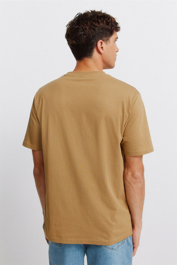 Springfield Playera b&aacute;sica logo Springfield beige