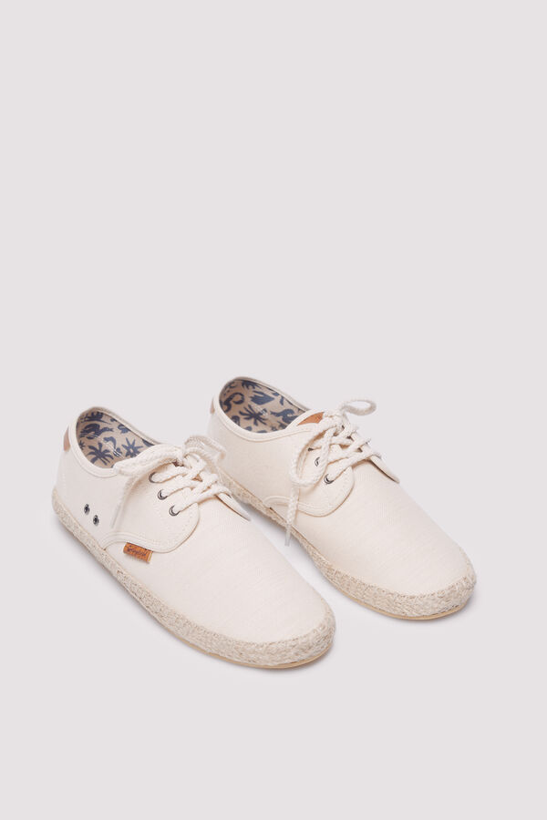 Springfield Alpargata rústica estructura beige