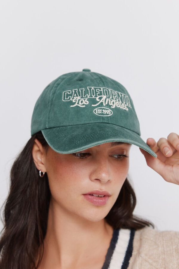 Springfield Gorra "Los Angeles California" verde