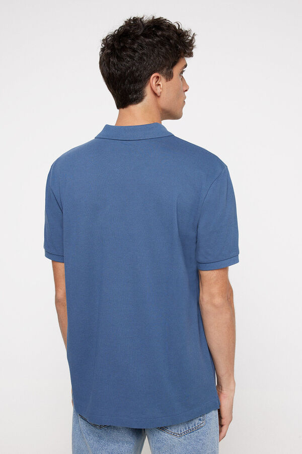 Springfield Polo básico piqué azul