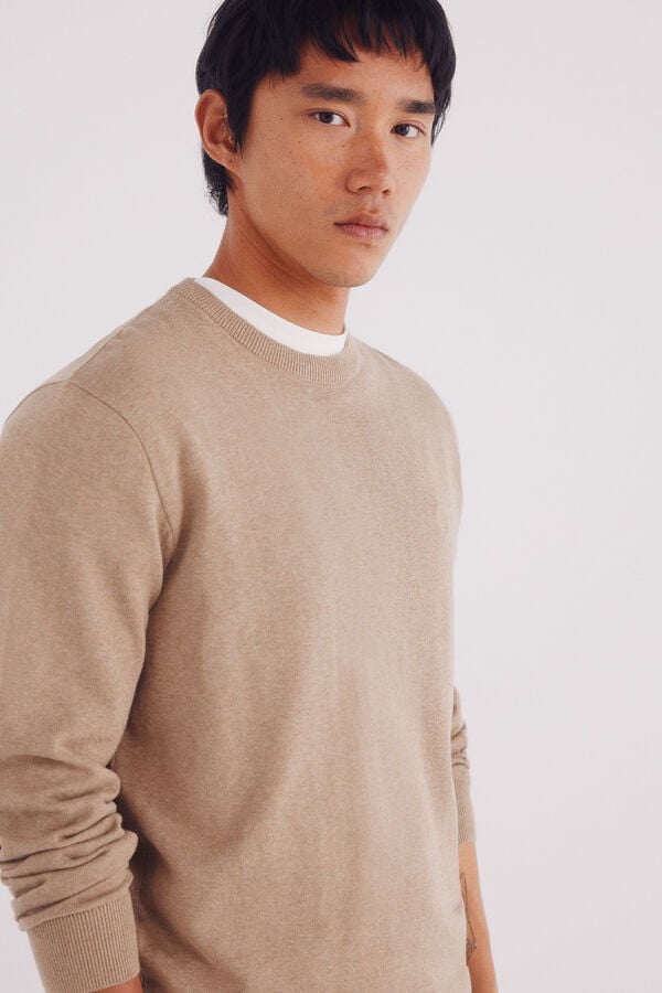 Springfield Jersey básico beige