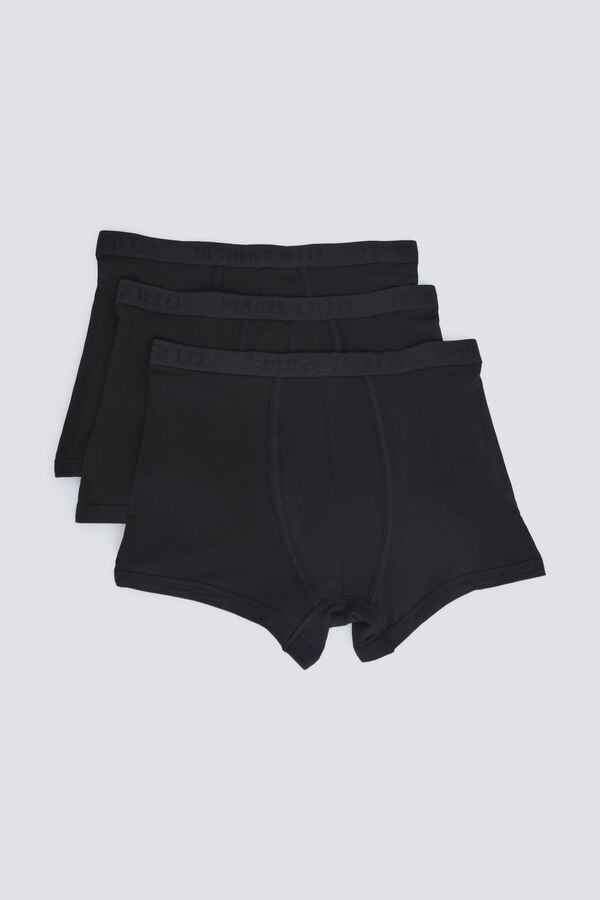 Springfield Pack 3 boxers b&aacute;sicos negro