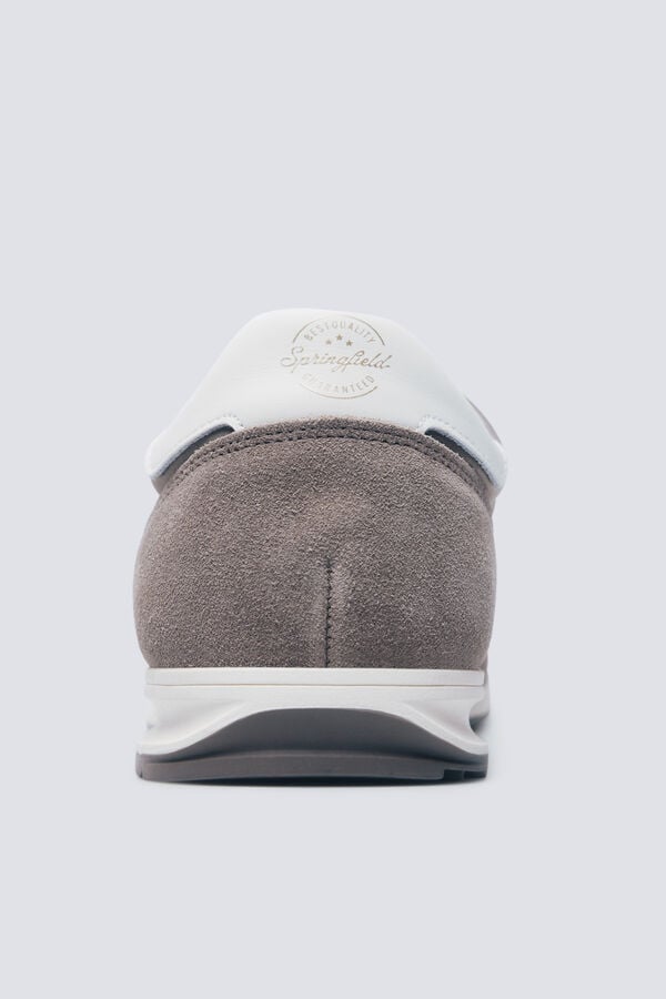 Springfield Sneaker de piel estilo retro café