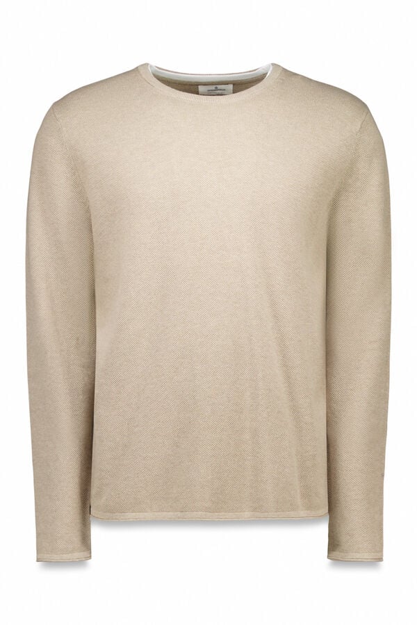 Springfield Suéter estructura beige