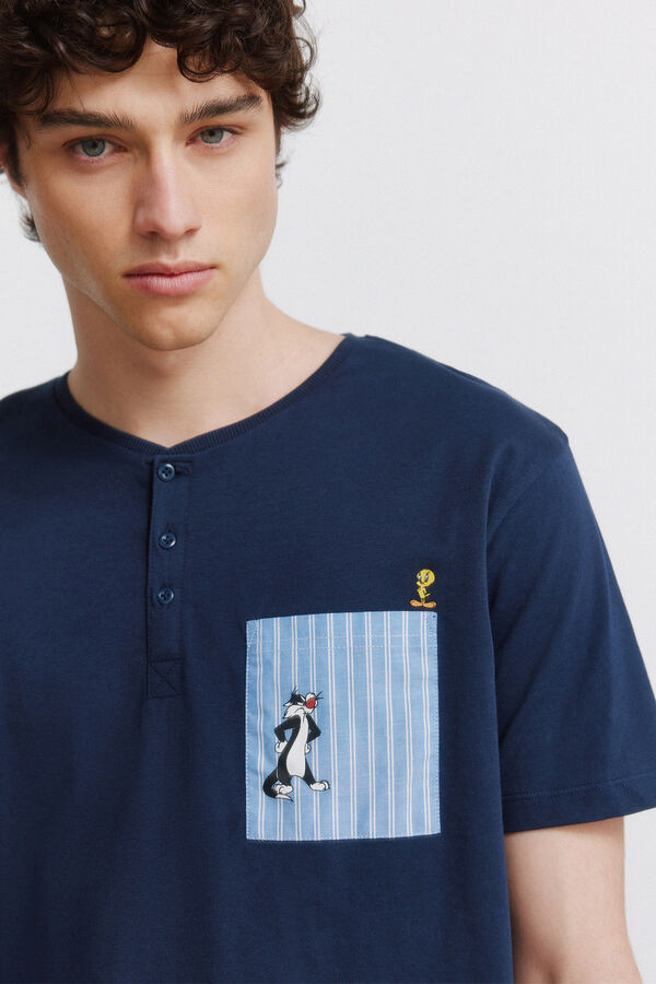 Springfield Pijama corta Looney Tunes azul