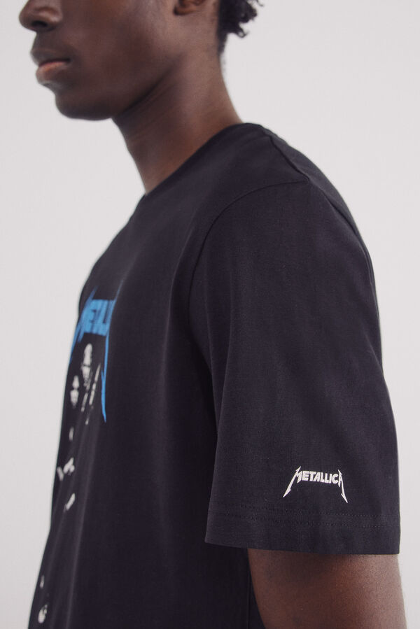 Springfield Playera Metallica negro
