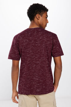 Springfield Playera doble textura púrpura