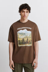 Springfield Playera Yellowstone caf&eacute;